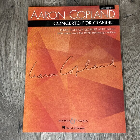 Concerto for Clarinet Reduction for Clarinet and Piano New Edition Copeland - Picture 2 of 6